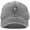 image:imageDALIX Werewolf Embroidered Baseball Dad CapWashed Black