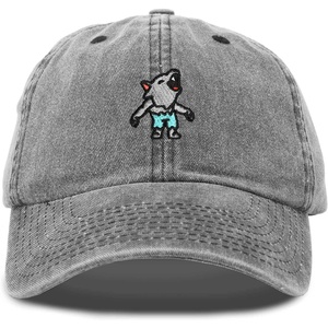 image:imageDALIX Werewolf Embroidered Baseball Dad CapWashed Black