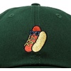image:imageDALIX Hot Dog Embroidered Cap Cotton Baseball Summer Cool Dad Hat MensDark Green