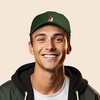 image:imageDALIX Hot Dog Embroidered Cap Cotton Baseball Summer Cool Dad Hat MensDark Green