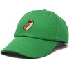 image:imageDALIX Hot Dog Embroidered Cap Cotton Baseball Summer Cool Dad Hat MensKelly Green