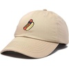 image:imageDALIX Hot Dog Embroidered Cap Cotton Baseball Summer Cool Dad Hat MensKhaki