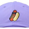 image:imageDALIX Hot Dog Embroidered Cap Cotton Baseball Summer Cool Dad Hat MensLavender