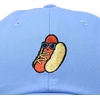 image:imageDALIX Hot Dog Embroidered Cap Cotton Baseball Summer Cool Dad Hat MensLight Blue