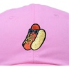 image:imageDALIX Hot Dog Embroidered Cap Cotton Baseball Summer Cool Dad Hat MensLight Pink