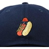 image:imageDALIX Hot Dog Embroidered Cap Cotton Baseball Summer Cool Dad Hat MensNavy Blue