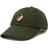 image:imageDALIX Hot Dog Embroidered Cap Cotton Baseball Summer Cool Dad Hat MensOlive