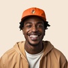 image:imageDALIX Hot Dog Embroidered Cap Cotton Baseball Summer Cool Dad Hat MensOrange