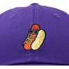 image:imageDALIX Hot Dog Embroidered Cap Cotton Baseball Summer Cool Dad Hat MensPurple