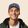 image:imageDALIX Hot Dog Embroidered Cap Cotton Baseball Summer Cool Dad Hat MensWashed Navy Blue
