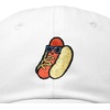image:imageDALIX Hot Dog Embroidered Cap Cotton Baseball Summer Cool Dad Hat MensWhite
