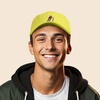 image:imageDALIX Hot Dog Embroidered Cap Cotton Baseball Summer Cool Dad Hat MensYellow