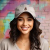 image:imageDALIX Red Panda Embroidered Cotton Dad Hat Cute Animal Adjustable Baseball Cap for Outdoor Style WomensBeige