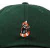 image:imageDALIX Red Panda Embroidered Cotton Dad Hat Cute Animal Adjustable Baseball Cap for Outdoor Style WomensDark Green