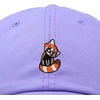 image:imageDALIX Red Panda Embroidered Cotton Dad Hat Cute Animal Adjustable Baseball Cap for Outdoor Style WomensLavender