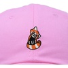 image:imageDALIX Red Panda Embroidered Cotton Dad Hat Cute Animal Adjustable Baseball Cap for Outdoor Style WomensLight Pink