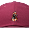 image:imageDALIX Red Panda Embroidered Cotton Dad Hat Cute Animal Adjustable Baseball Cap for Outdoor Style WomensMaroon