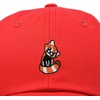 image:imageDALIX Red Panda Embroidered Cotton Dad Hat Cute Animal Adjustable Baseball Cap for Outdoor Style WomensRed