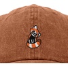 image:imageDALIX Red Panda Embroidered Cotton Dad Hat Cute Animal Adjustable Baseball Cap for Outdoor Style WomensWashed Orange