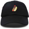 image:imageDALIX Hot Dog Embroidered Cap Cotton Baseball Summer Cool Dad Hat MensBlack