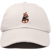 image:imageDALIX Red Panda Embroidered Cotton Dad Hat Cute Animal Adjustable Baseball Cap for Outdoor Style WomensBeige