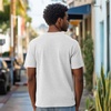 image:imageDALIX Lil Heart Midweight Cotton Short Sleeve Summer Tee MensAsh Gray
