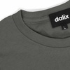 image:imageDALIX Lil Heart Midweight Cotton Short Sleeve Summer Tee MensAsphalt Gray