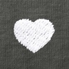 image:imageDALIX Lil Heart Midweight Cotton Short Sleeve Summer Tee MensAsphalt Gray