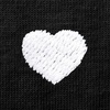 image:imageDALIX Lil Heart Midweight Cotton Short Sleeve Summer Tee MensBlack