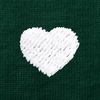 image:imageDALIX Lil Heart Midweight Cotton Short Sleeve Summer Tee MensForest Green