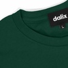 image:imageDALIX Lil Heart Midweight Cotton Short Sleeve Summer Tee MensForest Green
