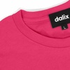 image:imageDALIX Lil Heart Midweight Cotton Short Sleeve Summer Tee MensFuchsia