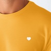 image:imageDALIX Lil Heart Midweight Cotton Short Sleeve Summer Tee MensGold