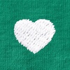 image:imageDALIX Lil Heart Midweight Cotton Short Sleeve Summer Tee MensKelly Green