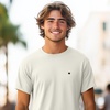 image:imageDALIX Lil Heart Midweight Cotton Short Sleeve Summer Tee MensNatural