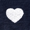 image:imageDALIX Lil Heart Midweight Cotton Short Sleeve Summer Tee MensNavy Blue