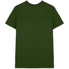 image:imageDALIX Lil Heart Midweight Cotton Short Sleeve Summer Tee MensOlive