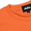 image:imageDALIX Lil Heart Midweight Cotton Short Sleeve Summer Tee MensOrange