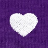 image:imageDALIX Lil Heart Midweight Cotton Short Sleeve Summer Tee MensPurple