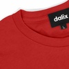 image:imageDALIX Lil Heart Midweight Cotton Short Sleeve Summer Tee MensRed