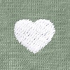 image:imageDALIX Lil Heart Midweight Cotton Short Sleeve Summer Tee MensSage