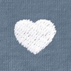 image:imageDALIX Lil Heart Midweight Cotton Short Sleeve Summer Tee MensSlate Gray