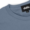 image:imageDALIX Lil Heart Midweight Cotton Short Sleeve Summer Tee MensSlate Gray