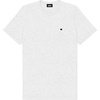 image:imageDALIX Lil Heart Midweight Cotton Short Sleeve Summer Tee MensAsh Gray