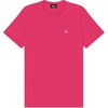 image:imageDALIX Lil Heart Midweight Cotton Short Sleeve Summer Tee MensFuchsia