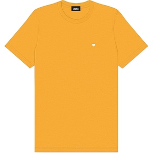 image:imageDALIX Lil Heart Midweight Cotton Short Sleeve Summer Tee MensGold