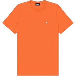 image:imageDALIX Lil Heart Midweight Cotton Short Sleeve Summer Tee MensOrange