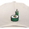 image:imageDALIX Sushi Roll Embroidered Maki Cotton Dad Hat Baseball Cap Adjustable WomensBeige