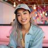 image:imageDALIX Sushi Roll Embroidered Maki Cotton Dad Hat Baseball Cap Adjustable WomensGray