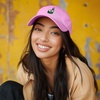 image:imageDALIX Sushi Roll Embroidered Maki Cotton Dad Hat Baseball Cap Adjustable WomensLight Pink
